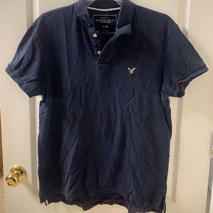 American Eagle Navy Blue Polo. Size XL